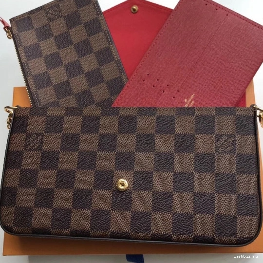 WIS Damier Vuitton Bag N63032 Pochette Felicie Louis 1230